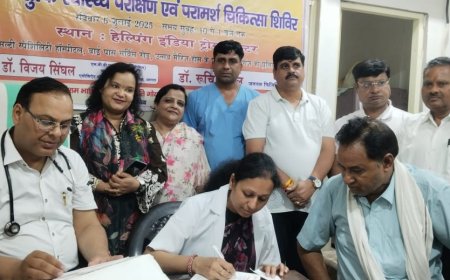 भारत विकास परिषद अमृतम् के स्वास्थ्य शिविर आमजन को मिला विशेषज्ञों का परामर्श