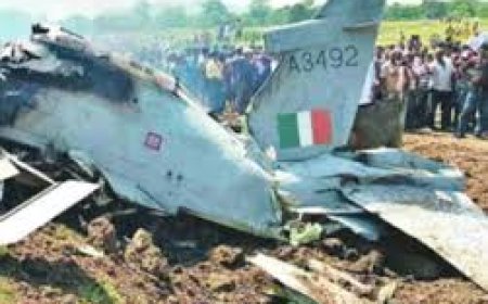 राजस्थान में वायुसेना का विमान क्रैश, दो पायलटों की मौत