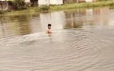 आगरा नगला लालजीत में तालाब में नहाते समय डूबने से एक मासूम की मौत