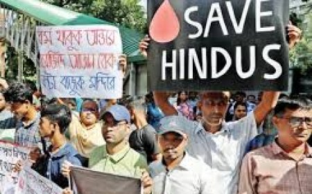 बांग्लादेश में हिंदू व्यापारी की हत्या पर बवाल