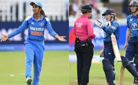 बारिश से बाधित दूसरे वनडे में भारतीय विमेंस टीम को इंग्लैंड ने आठ विकेट से हराया