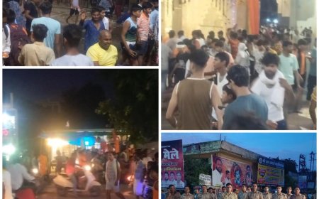 सड़कों पर दिख रहा है शिव भक्तों का सैलाब, नाचते कूदते परिक्रमा लगा रहे हैं भक्त 