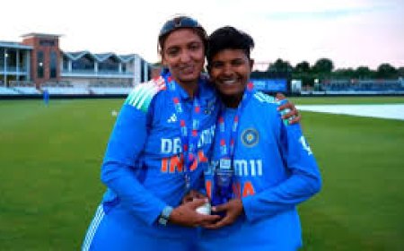 हरमनप्रीत और क्रांति गौड़ ने इंग्लैंड को हरा कर रचा इतिहास