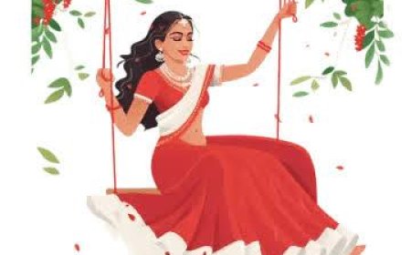 बृज में सावन की सरगम: झूलों की झंकार और घेवर की मिठास में भीगा प्रेम