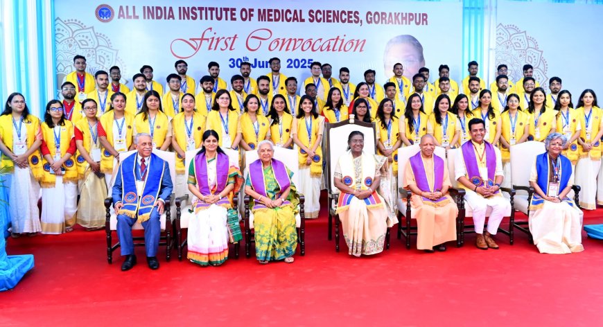 राष्ट्रपति मुर्मू का डॉक्टरों को संदेश: मरीजों की मुस्कान किसी भी धन-संपदा से बड़ी होती है