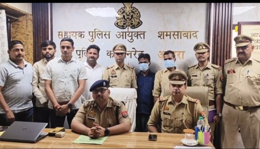 आगरा पुलिस की बड़ी कामयाबी: अंतरराज्यीय वाहन चोर गैंग के दो सदस्य गिरफ्तार, सात बाइक बरामद