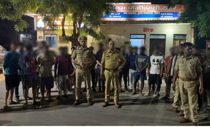 आगरा की सड़कें बना दी थीं शराबखाना! पुलिस की ताबड़तोड़ कार्रवाई से खौफ में आए शराबी