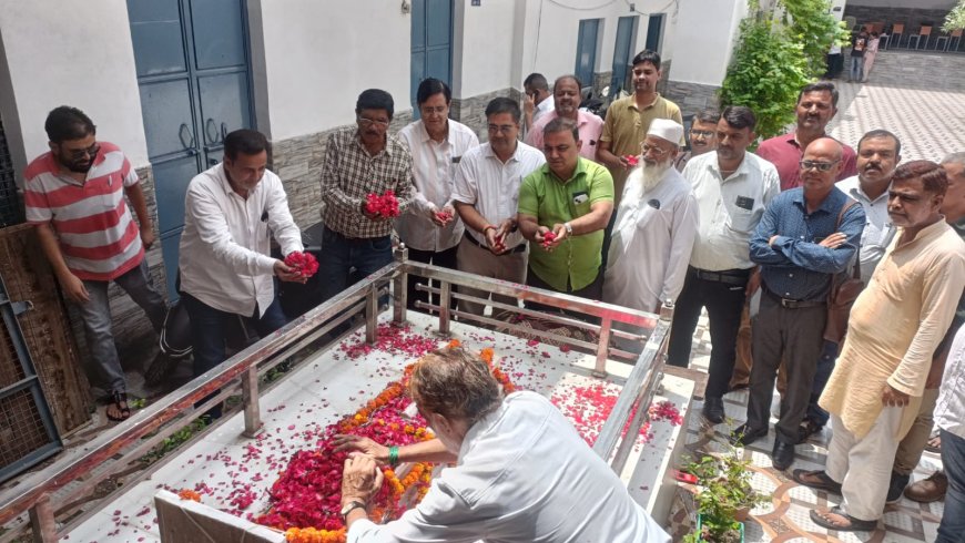 अहमदिया हनीफिया कॊलेज के संस्थापक एवं स्वतंत्रता संग्राम सेनानी सिराजुद्दीन आज़ाद को याद किया गया