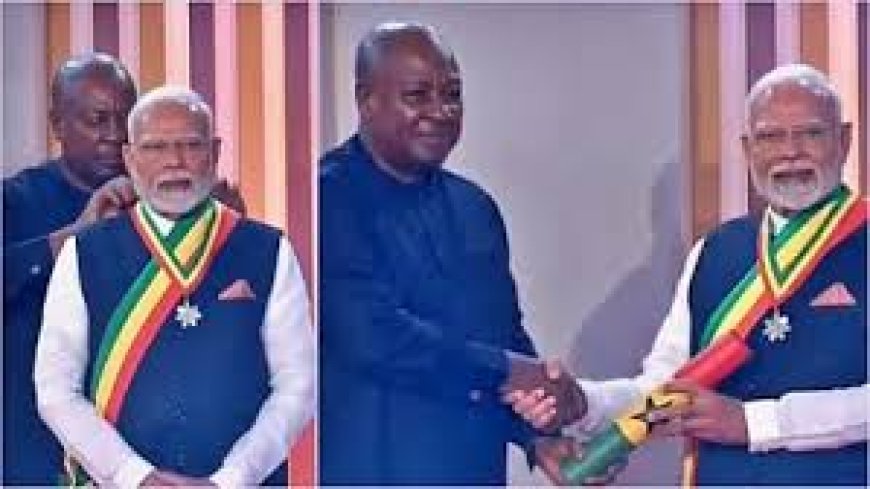 पीएम मोदी को घाना का सर्वोच्च सम्मान, कई अहम समझौते भी किए