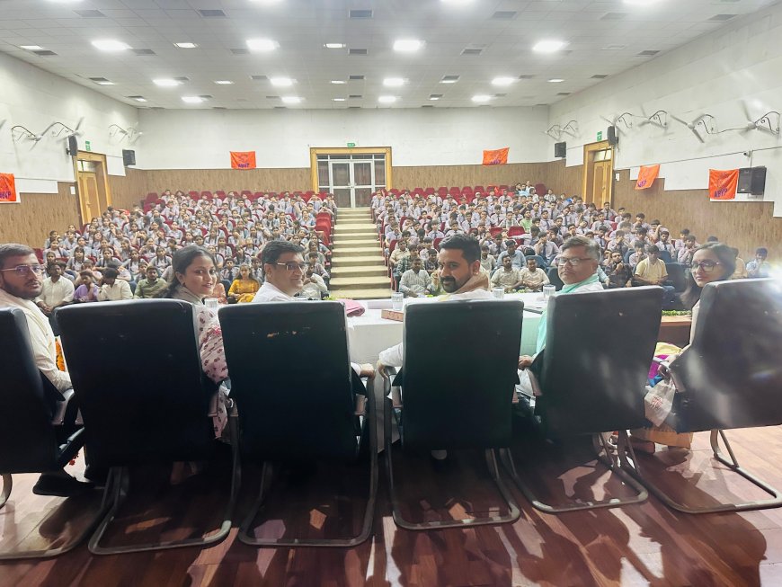 राष्ट्रीय विद्यार्थी दिवस पर डॉ. प्रशांत गुप्ता बोले- अभाविप की कार्यशैली भारतीय समाज की जीवनशैली है