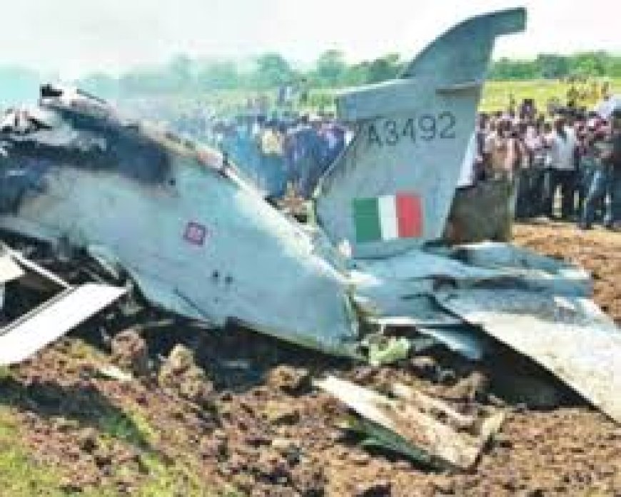 राजस्थान में वायुसेना का विमान क्रैश, दो पायलटों की मौत