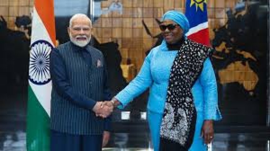 पीएम मोदी को नामीबिया का सर्वोच्च नागरिक सम्मान