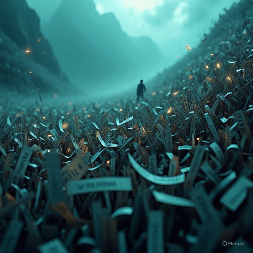  सूचना की आंधी में गुम होता ज्ञान: जब शब्द रह जाएं और अर्थ खो जाए   