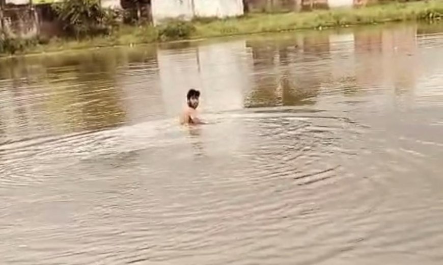 आगरा नगला लालजीत में तालाब में नहाते समय डूबने से एक मासूम की मौत