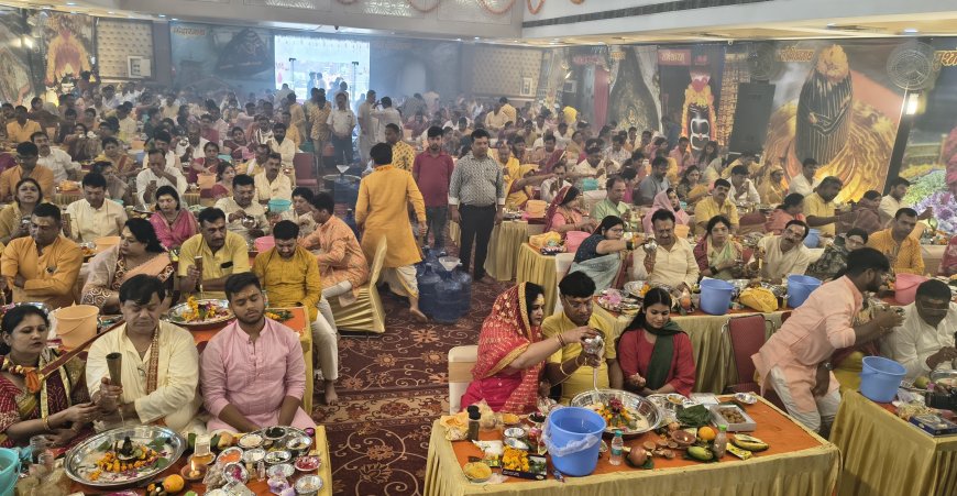 शिवत्व में लीन हुआ आगरा: सम्पन्न हुआ द्वितीय महा रुद्राभिषेक महोत्सव