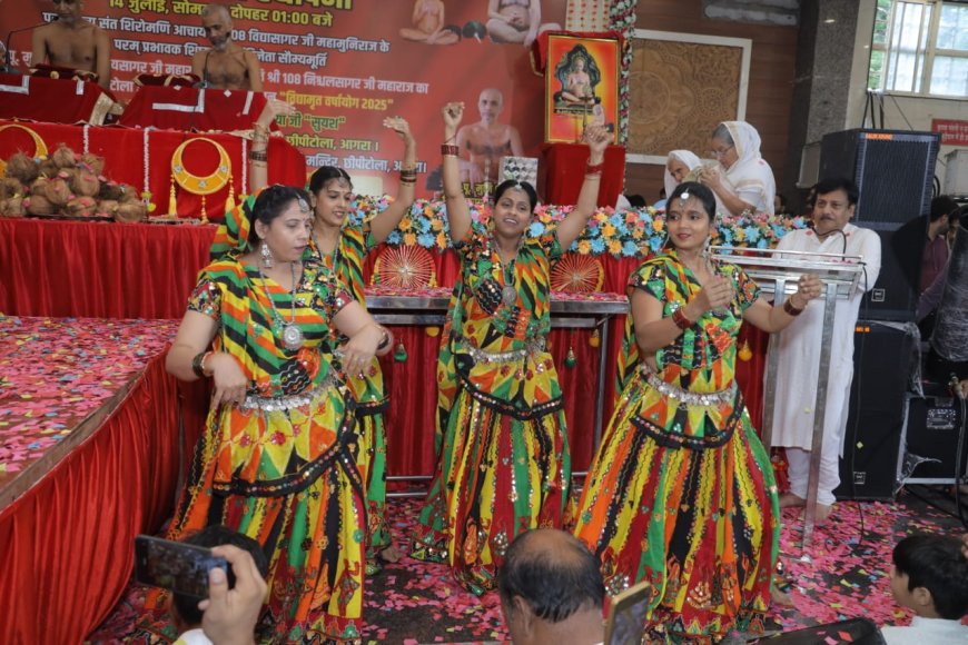 छीपीटोला में मुनि सौम्य सागर महाराज के सानिध्य में हुआ विद्यामृत मंगल कलश स्थापना महोत्सव