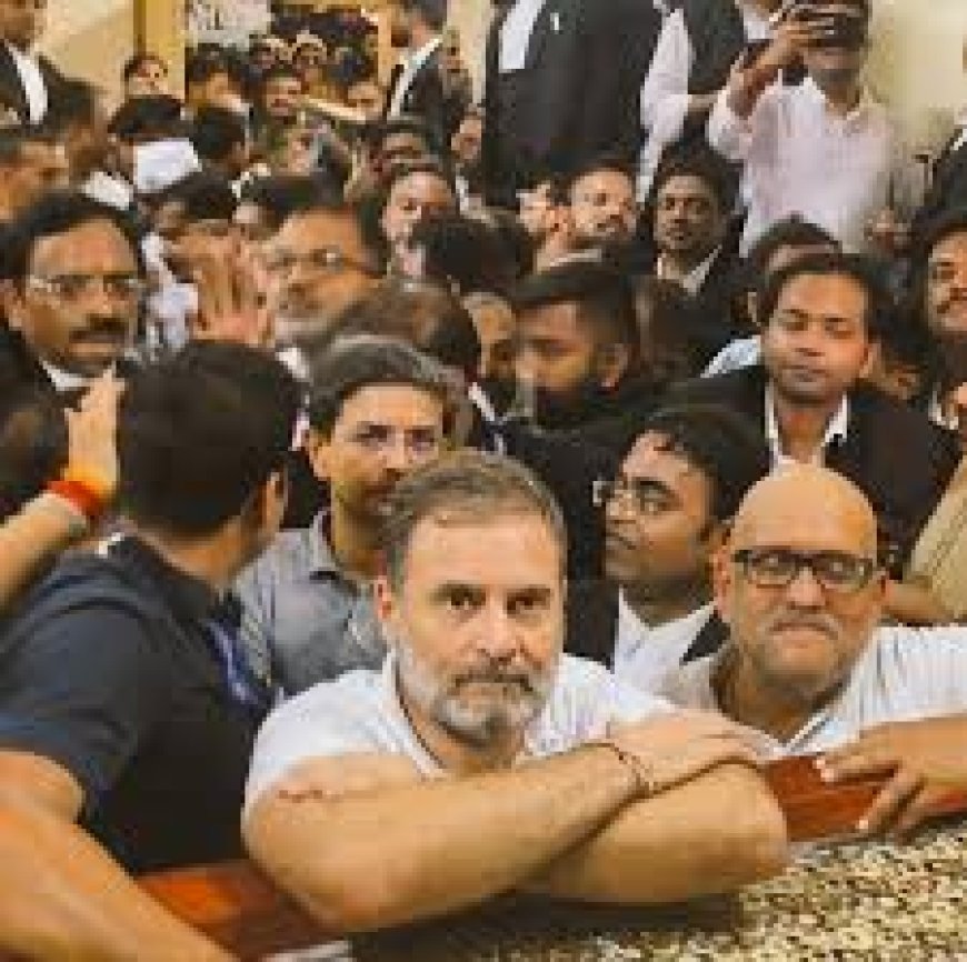 राहुल गांधी का लखनऊ कोर्ट में सरेंडर, जमानत मिली