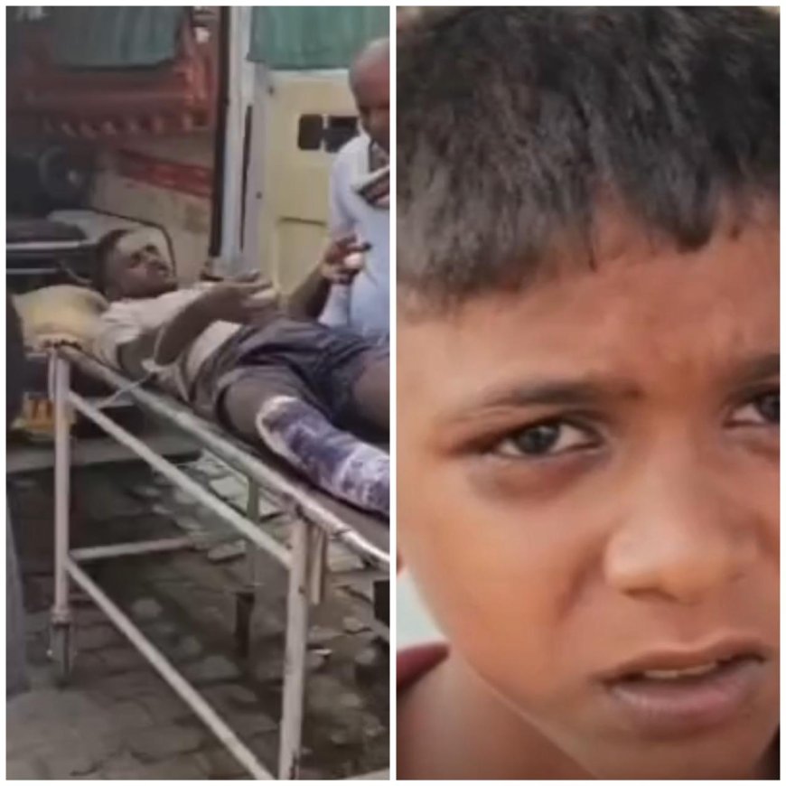 आगराः चंबल नदीं में दस साल के मासूम ने बचाई पिता की जान, मगरमच्छ से भिड़ गया नन्हा बहादुर