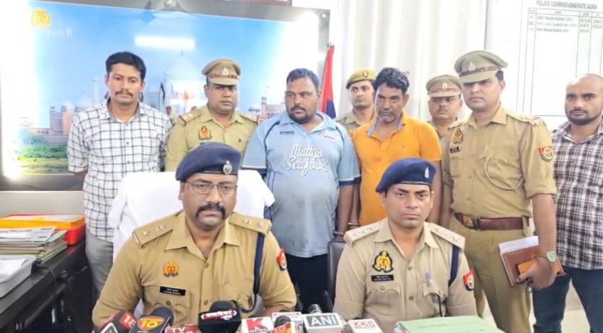 आगरा पुलिस ने 24 लाख की अवैध शराब पकड़ी: हरियाणा से बिहार ले जा रहे दो तस्कर गिरफ्तार