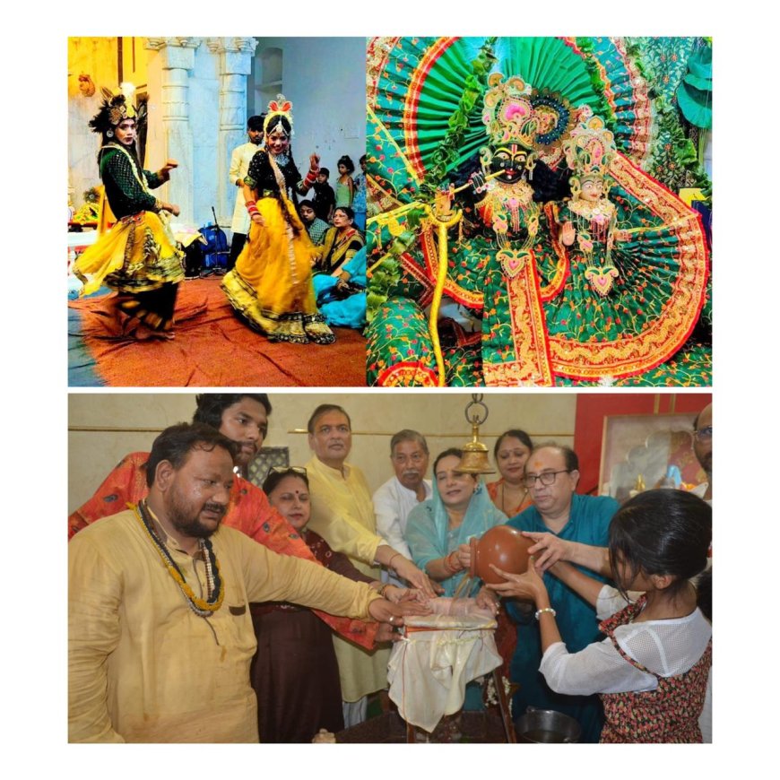 वजीरपुरा में हुआ आगरा का प्रथम सहस्त्र घट महाभिषेक, 1008 रुद्राक्षों का वितरण