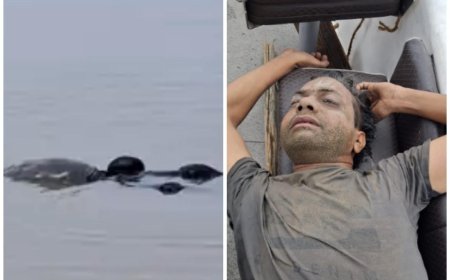 आगरा में यमुना के दशहरा घाट पर डूबने लगा था युवक, जल पुलिस ने तत्परता दिखाकर बचा ली जान