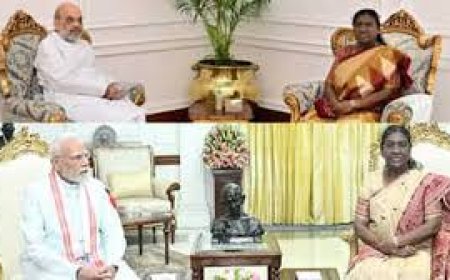 पीएम के बाद अचानक अमित शाह मिले राष्ट्रपति से, सियासी हलचल तेज