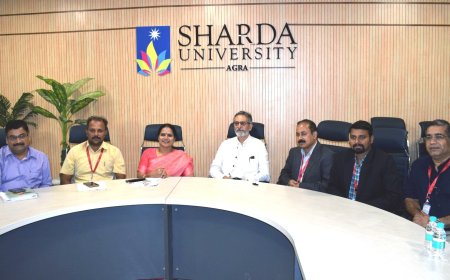 शारदा विवि में शिक्षकों के शोध पर हुआ मंथन 