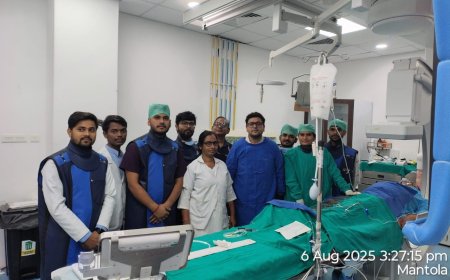 एसएन मेडिकल कॉलेज में बिना चीर-फाड़ के हुआ सिकुड़े दिल के वाल्व का सफल इलाज