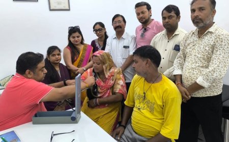 लीडर्स आगरा ने लगाया निःशुल्क हेल्थ कैंप, 54 मरीजों का परीक्षण और परामर्श