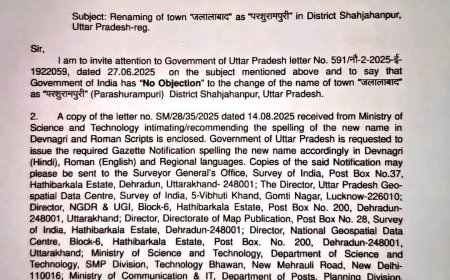 शाहजहांपुर का जलालाबाद अब परशुरामपुरी, केंद्रीय मंत्री जितिन प्रसाद के प्रयास रंग लाए