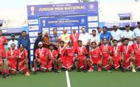 हरियाणा ने जूनियर हॉकी चैंपियनशिप का खिताब जीता