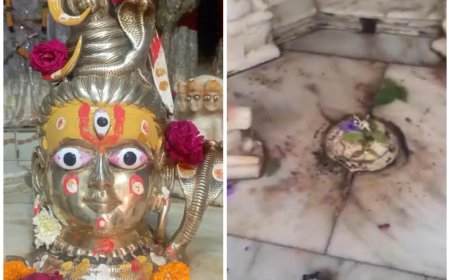 आगरा के सौरा बाबा मंदिर से शिव प्रतिमा और दान पेटियां गायब, भक्तों में आक्रोश