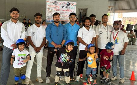 आगराः सेंट फेलिक्स स्कूल में नन्हें स्केटर्स का जलवा, 240 बच्चों ने दिखाई प्रतिभा