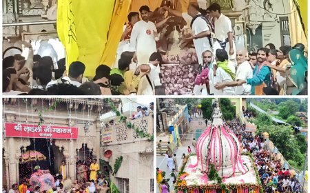 बरसाना धाम में राधारानी का अलौकिक प्राकट्य: इन्द्रदेव की वर्षा संग भक्तिभाव का महासागर