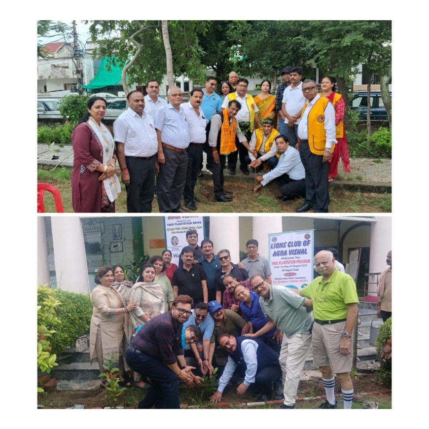 ‘एक पौधा मां के नाम’ में उमड़ा मातृ सम्मान: लॉयन्स क्लब विशाल और आकाश ने रोपे पौधे