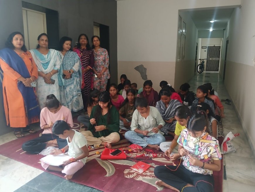 भाविप अमृतम् ने संस्कृति माह में किया राखी एवं ड्राइंग प्रतियोगिता का आयोजन