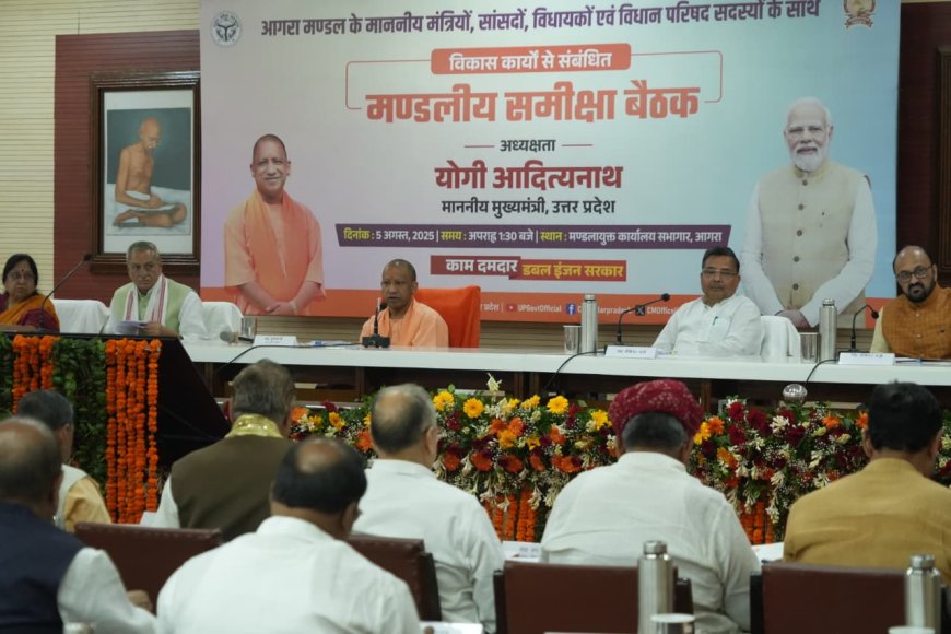 सीएम योगी की हिदायत: बरसात के बाद गड्ढामुक्ति अभियान चलाएं, नदियों पर पुलों के प्रस्ताव मांगे