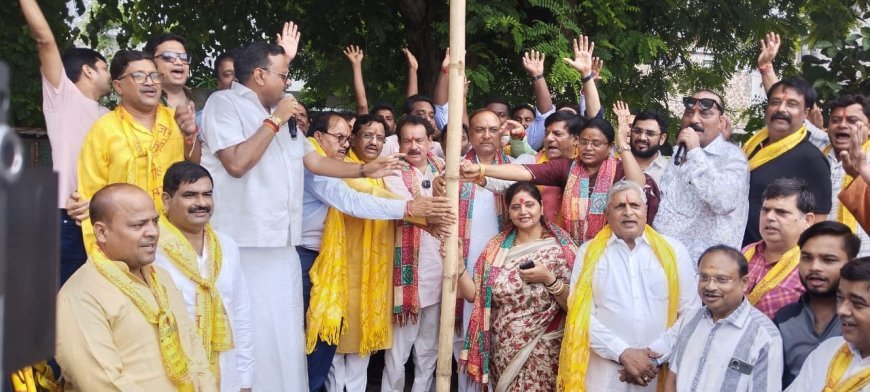 जनकपुरी महोत्सव में इस बार दिखेगी मिथिला महल की झलकः शिवम पार्क में भूमि पूजन