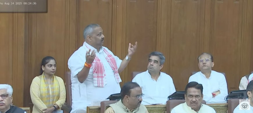 विधान परिषद में आगरा बैराज, रिवर फ्रंट, ज्वेलरी हब और स्टेडियम के लिए विजय शिवहरे ने उठाई आवाज