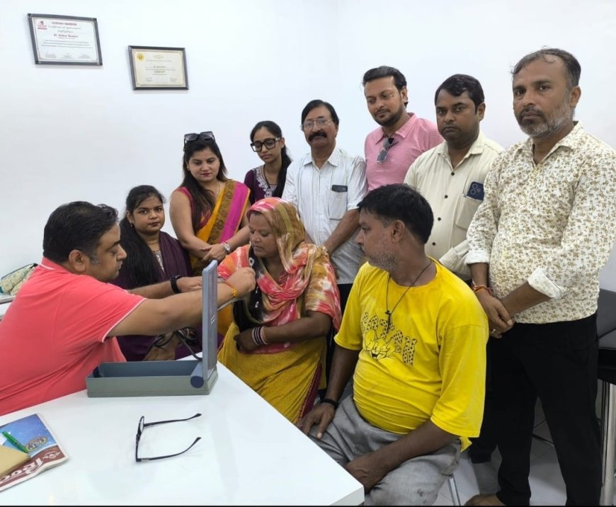 लीडर्स आगरा ने लगाया निःशुल्क हेल्थ कैंप, 54 मरीजों का परीक्षण और परामर्श