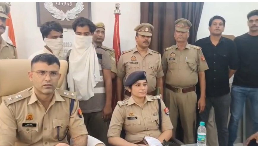 धौलपुर का गैंग आगरा में करता था चोरियां, दो गिरफ्तार, लाखों का माल और लाइसेंसी बंदूक बरामद