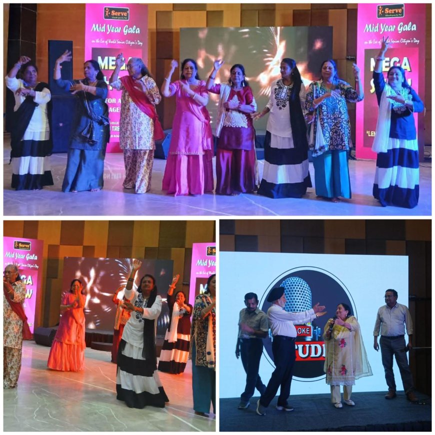 वरिष्ठ नागरिकों ने गीत-संगीत व नृत्य से सजाई खुशियों की शाम, क्लब 60 प्लस का आयोजन