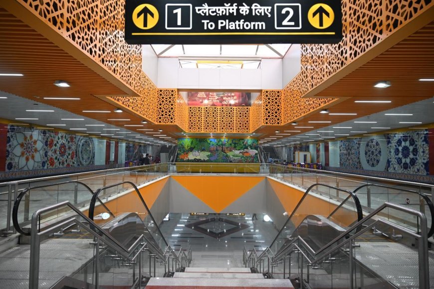 आगरा मेट्रो के अंडरग्राउंड स्टेशनों पर चमकेगी कला की नई रोशनी, जनता से मांगे गए सुझाव