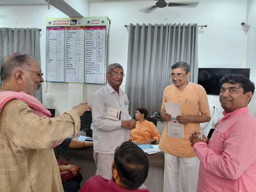 आगरा व्यापार मंडल का बड़ा संकल्प : ‘अपना घर’ भरतपुर को साल भर मिलेगा रक्त सहयोग