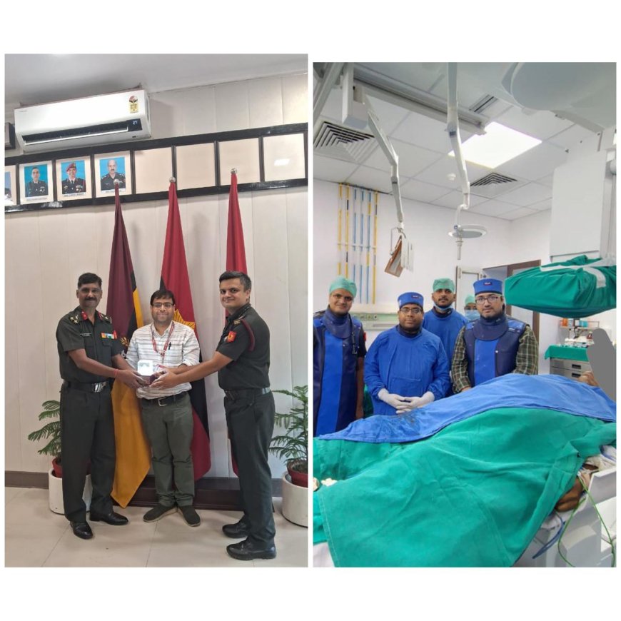 एसएन मेडिकल कॉलेज के कार्डियोलॉजी विभाग ने सैनिक को दूसरी ज़िंदगी दी, सफल रेस्क्यू पीसीआई
