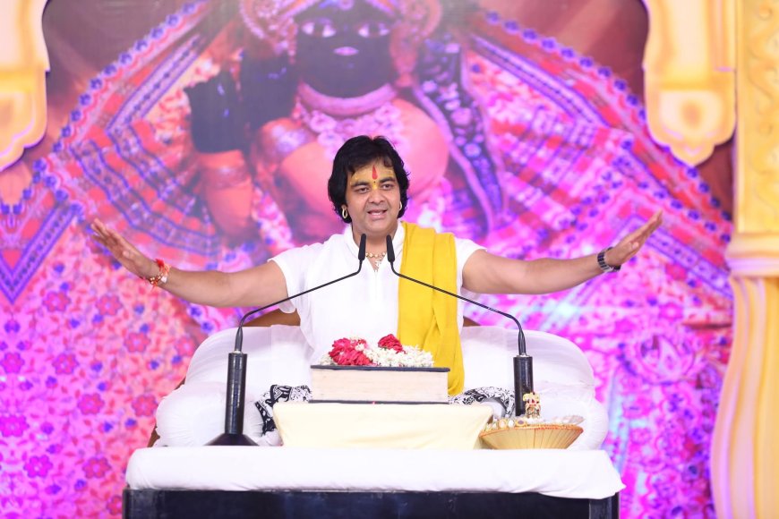 ऐसो रास रच्यो वृंदावन…बल्केश्वर पार्क भागवत कथा में गूंजा रुक्मणि मंगल का उल्लास