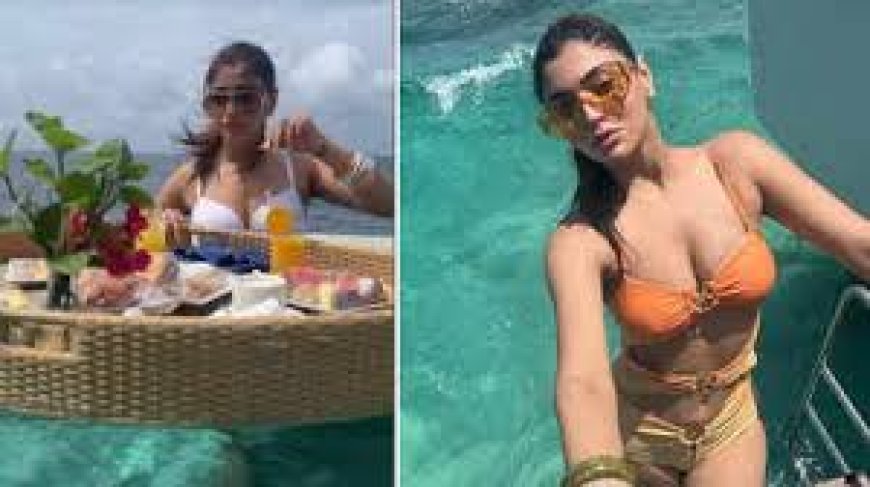 अकांक्षा पुरी मालदीव में मना रहीं छुट्टियां, तस्वीरों में मस्ती करती दिखीं