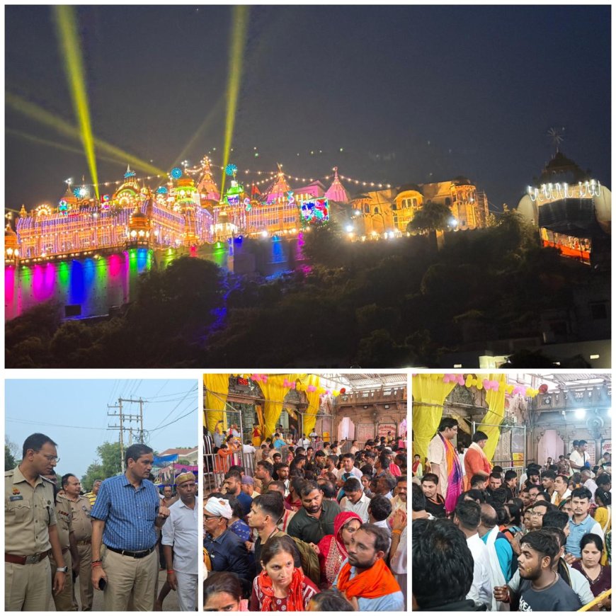 बरसाना में राधारानी जन्मोत्सव का उल्लास, रात भर जाग अपनी आराध्या के दर्शन करेंगे श्रद्धालु