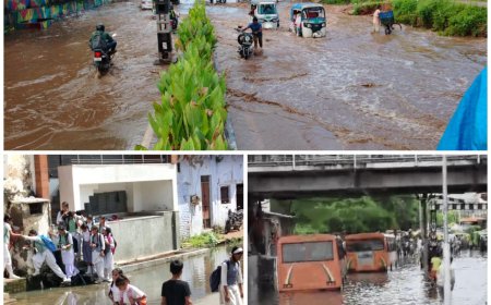आगरा में बेलनगंज तक पहुंचा बाढ़ का पानी, यमुना किनारा रोड और तमाम कॉलोनियां भी जलमग्न