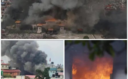 नेपाल में दूसरे दिन भी भारी हिंसा, राष्ट्रपति, पीएम के घर को जलाया